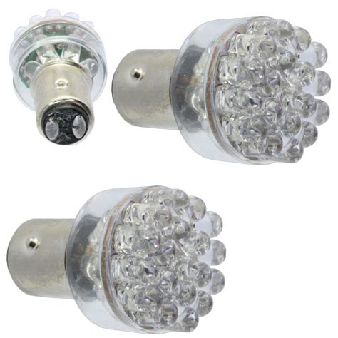 ŻARÓWKI 18X LED P21 5W STOP CZERWONE DWUWŁÓKNOWE ME 009082 za 14 90 zł