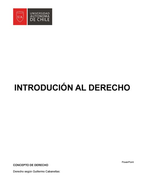 Introducción Al Derecho Ppt IntroduciÓn Al Derecho Powerpoint