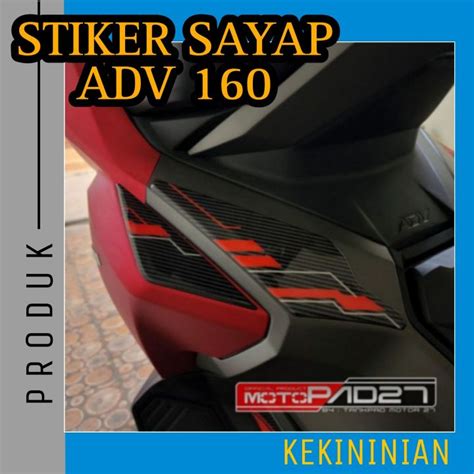 Stiker Sticker Sayap Deckpad Tankpad Adv Resin Timbul