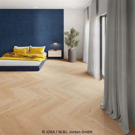 Joka Design Wooden Styles Oak Blond Fischgr T Optik