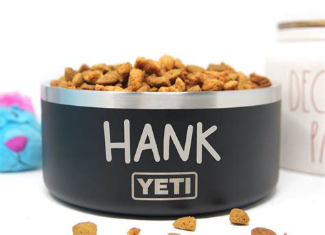 Yeti Dog Bowl Personalized Yeti Boomer Bowl Fidos Collars