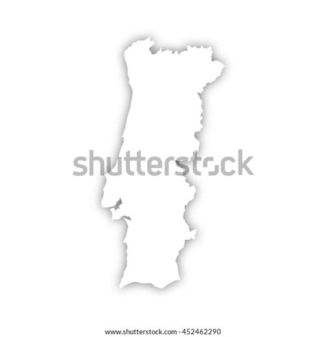 Vector Map Portugal Design Illustration Stock Vector Royalty Free 452462290 Shutterstock