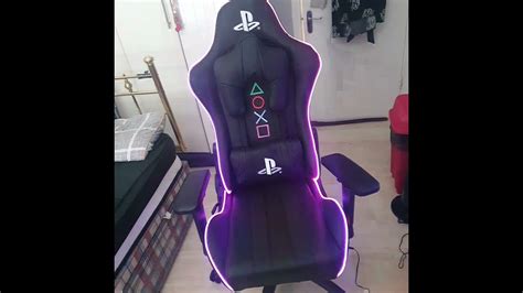 OFFICIAL PLAYSTATION AMAROK X ROCKER PC GAMING CHAIR WITH LED LIGHTING