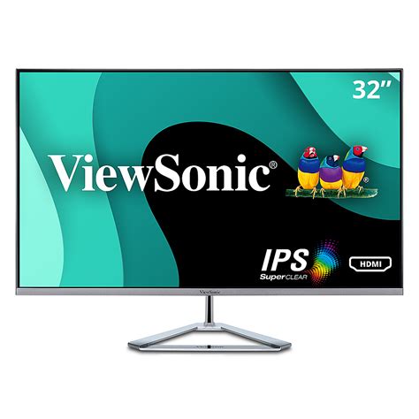 ViewSonic VX3276 MHD 31 5 IPS LCD FHD Monitor DisplayPort VGA HDMI