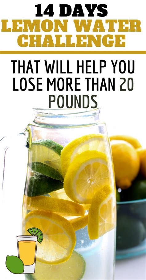 Heres A 14 Day Lemon Water Challenge That Will Help You Lose Weight Healthy Life