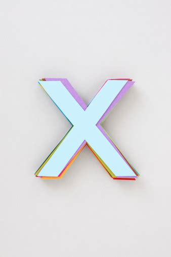 Letter X Stock Photo - Download Image Now - Letter X, Capital Letter