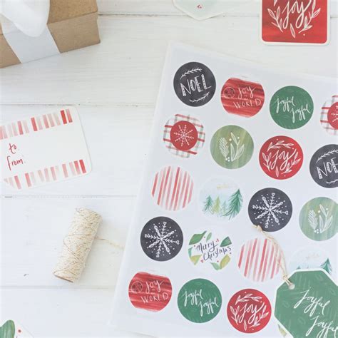 Best Papers to Use for Printable Gift Tags & Stickers | Radiant Home Studio