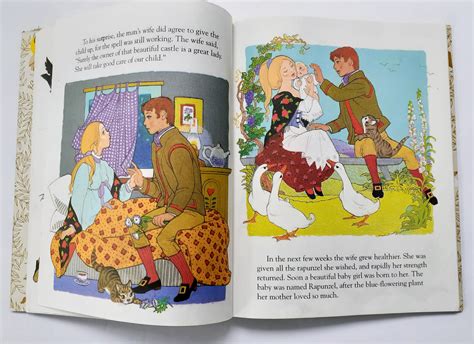 Rapunzel Little Golden Book Marianna Mayer 1991 Vintage Etsy