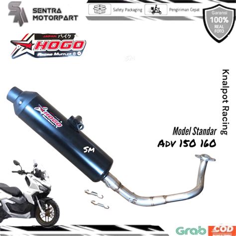 Jual Knalpot Standar Racing Adv 150 160 Hogo Leher Stainless Stell