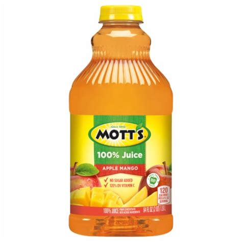 Motts® 100 Apple Mango Juice 64 Fl Oz Smiths Food And Drug