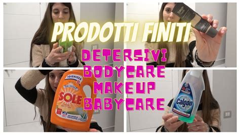 Prodotti Finiti Di Febbraio Detersivi Body Care Make Up Baby Care