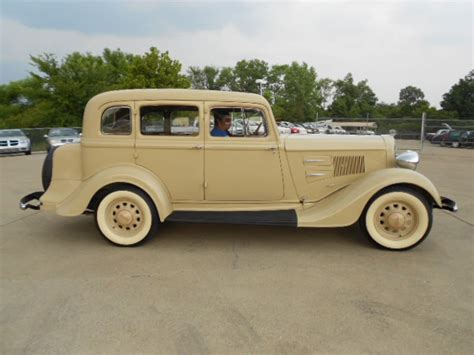 1934 Plymouth Pe Deluxe 4 Door Sedan At Dallas 2012 As F107 Mecum