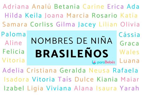 120 Nombres de niña brasileños y su significado