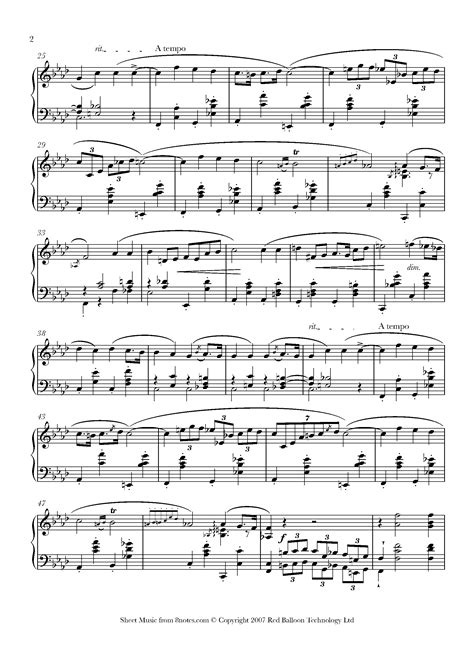 Chopin Nocturne Op No Sheet Music For Piano Notes