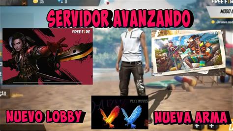 SERVIDOR AVANZADO FREE FIRE NUEVA ACTUALIZACION DE FREE FIRE NUEVO