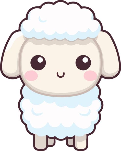 Cute sheep clipart design illustration 46339894 PNG