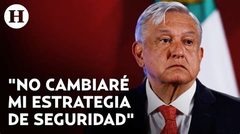 Amlo Reafirma El “abrazos No Balazos” Para Combatir La Violencia En