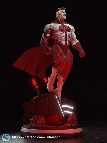 Omni Man Invincible 3d Model 3d Printable Cgtrader