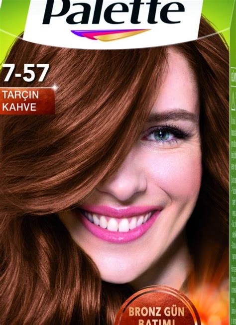 Palette Doğal Renkler 7-57 Tarçın Kahve Saç Boyası | Saç boyası, Saç ...