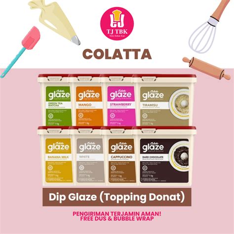 Colatta Glaze Kg Flavor Dark Chocolate Tiramisu Strawberry White