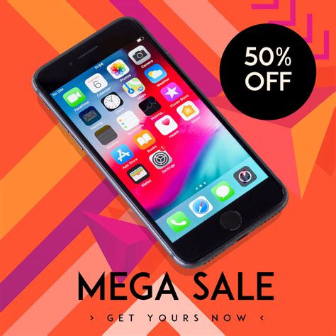 Iphone Sale Banner Design Template 2114545