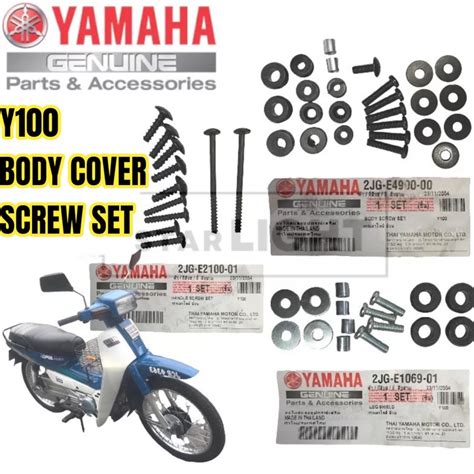 Full Set Original Yamaha Y Jg Body Cover Screw Skru Set Skru