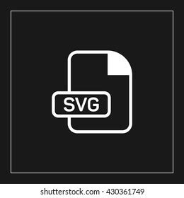 Svg File Format Icon Svg File Stock Vector (Royalty Free) 430361749