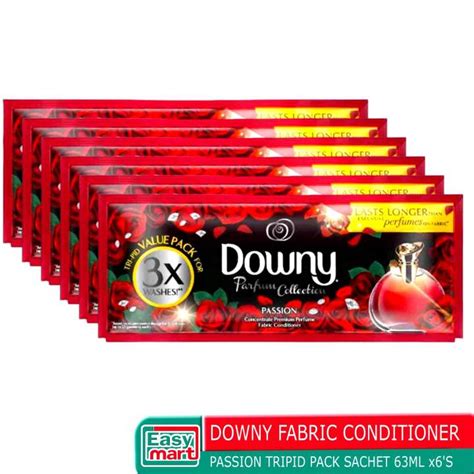 Easy Mart Downy Fabric Conditioner Passion Tripid Pack Sachet 63mlx6 S