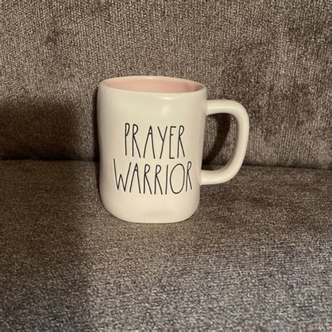 Brand New Rae Dunn Prayer Warrior Mug With Pink Depop