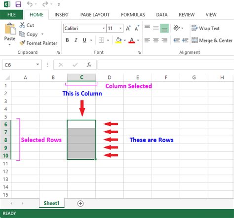 Excel Sheet Rows And Columns