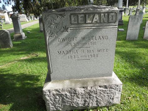 Martha House Leland Monumento Find A Grave