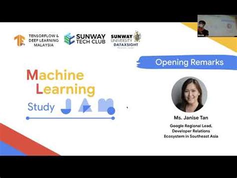 Malaysia Machine Learning Study Jam Week 1 YouTube