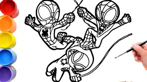 How To Draw Marvel S Spidey And His Amazing Friends And Villains Faces