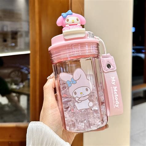 Ml Sanrio Large Capacity Water Bottle Cinnamoroll Kuromi My Melody