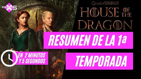 HOUSE OF THE DRAGON Resumen de la 1ª temporada en 2 minutos y 5