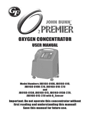 Fillable Online Oxygen Concentrator Fax Email Print PdfFiller