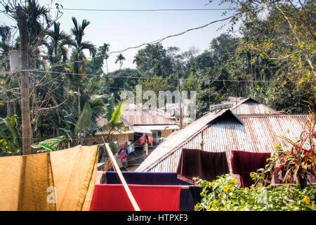 Village In The Famous Lawacharra National Park In Srimangal In The