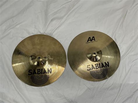 Sabian Aa Regular Medium Hi Hat Cymbals Reverb