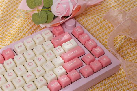 Akko Sakura Bear Keycap Set 122 Key Akko Official Global Site