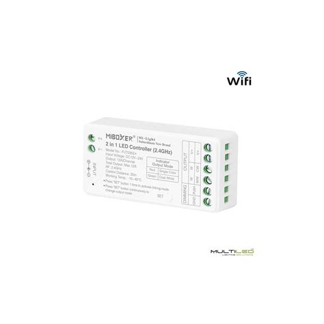 Receptor Controlador Wifi 2 En 1 Tira Led Monocolor CCT MINI MiBoxer