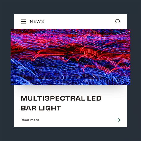 multispectral led bar lights discover  wavelength
