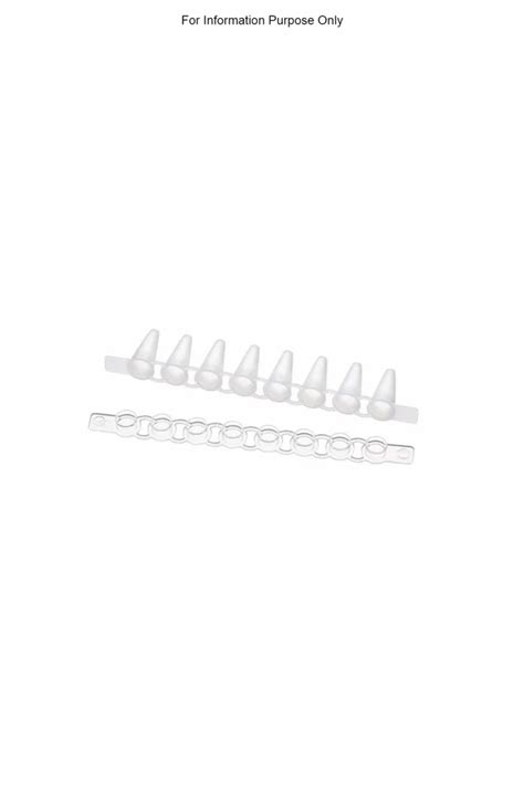 Polypropylene Eppendorf Fast PCR Tube Strips PCR Strips With Caps At