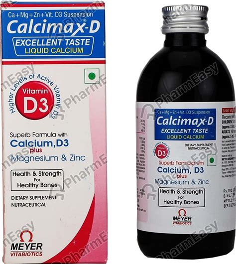 Buy Calcimax D Suspension Ml Online Get Upto Off At Pharmeasy