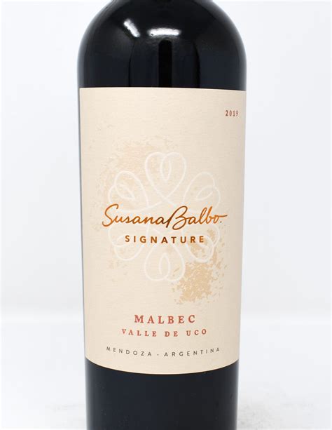 Susana Balbo Signature Malbec Mendoza 2019 Princeville Wine Market