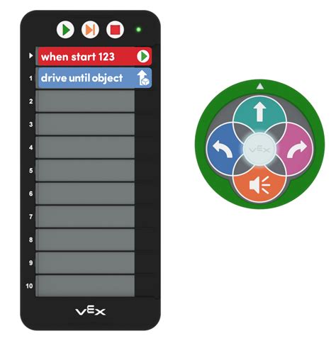 Coder를 사용하여 VEX 123 눈 센서 코딩 VEX 라이브러리