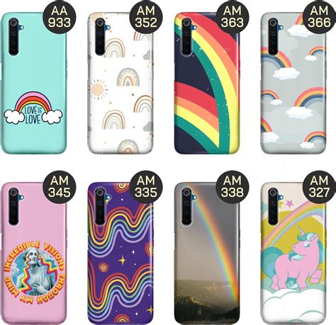 Hello Case Etui Do Realme 6 Pro Tęcza Rainbow Obudowa Etui na telefon