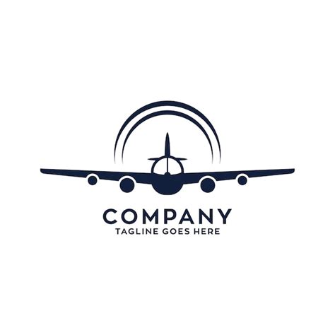 Premium Vector | Plane fly logo design