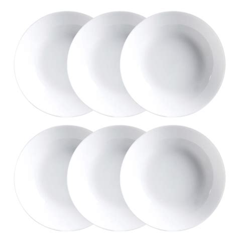 Luminarc Diwali Assiette Set Pcs Verre Blanc Cm Brycus