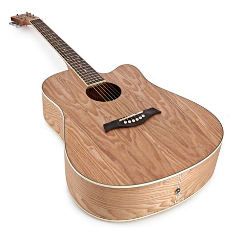 Disc Deluxe Dreadnought Cutaway Acoustic Guitar Willow At Gear Music