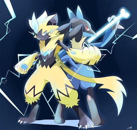 Zeraora And Lucario By Desrie Hd Wallpaper Pxfuel